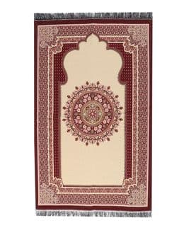 مناسك سجادة صلاة قطنية - أحمر
