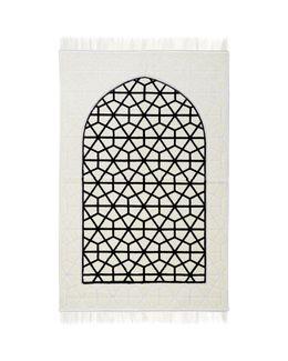 Manasek Prayermat - White & Grey