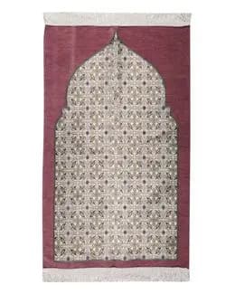 مناسك سجادة صلاة شانيل - أحمر داكن