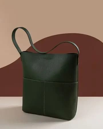 Mishkat Green Shoulder Bag