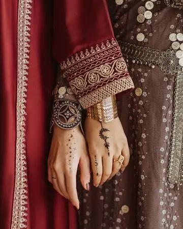 سنسي ملصق حناء (نقشة)