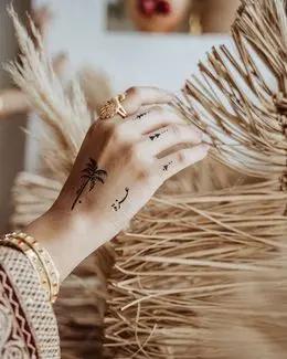 سنسي ملصق حناء مؤقت (نقشة) - 7