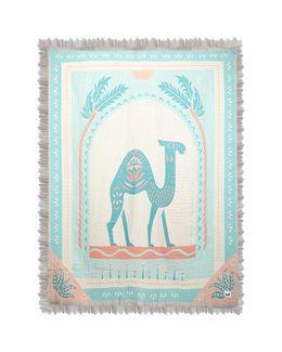 Al Karam Cotton Camel Throw Blanket