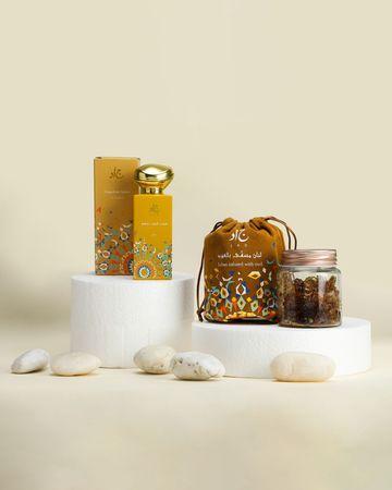 Al Oud Bundle [ Bakhoor Al Luban 80 gm, Grapefruit Amber EDP 100 ML]