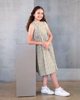 Bunai Root Collection Green Dress 2-4 Years