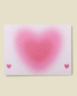 شبابنا بطاقة اهداء بطبعة قلب