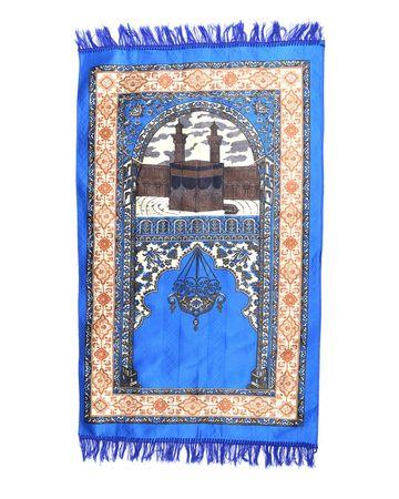 Manasek Makkah Printed Prayer Mat (Blue)