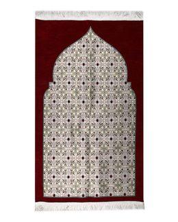Manasek Shanil Prayer Mat (Red)