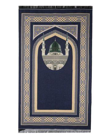 Manasek Rise Square Bag Prayer Mat (Blue)
