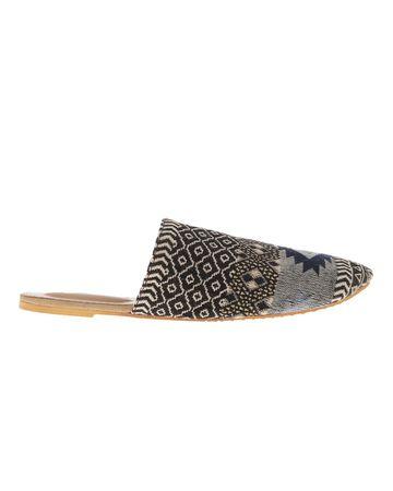 Mishkat Mules for Women - Black & White - 42 EU
