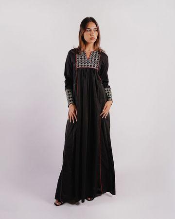 مشكاة جلابية ملكية - أسود - 2XL