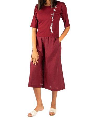 Mishkat Maroon Palazzos - M