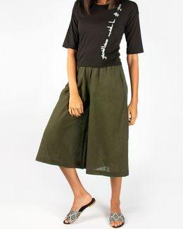 Mishkat Olive Green Palazzos - L