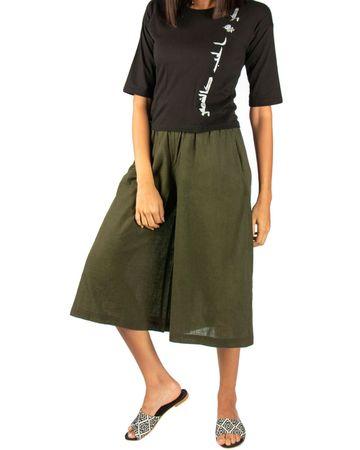 Mishkat Olive Green Palazzos - XXL