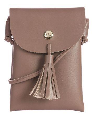 Mishkat PU Leather Sling Bag - Brown