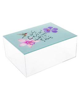 صندوق اكريليك الروح والقلب - مقاس صغير (20 في 15 في 8 سم)