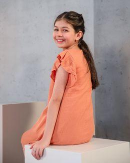 Bunai Root Collection Rust-colored Dress 6-8 Years