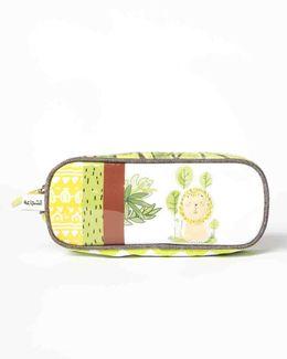 بني مقلمة مزينة بطبعة الأسد للأطفال - متعددة الألوان - HS-02397-6