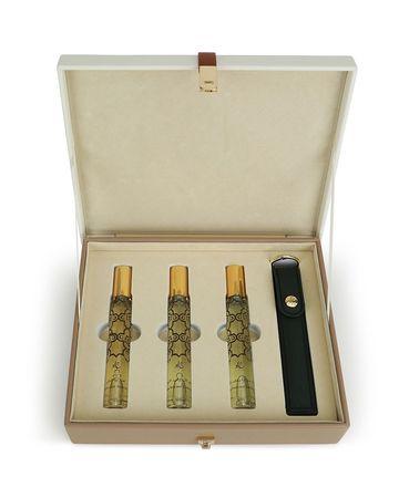 Jad Mini Leather Box & Pouch 3-Piece Gift Set