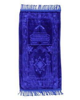 سجادة صلاة بتصميم اسفنجي للأطفال من مناسك - أزرق