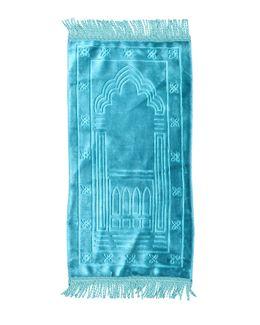 مناسك سجادة صلاة من الميموري فوم للأطفال - أزرق فاتح