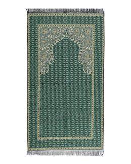 مناسك سجادة صلاة من القطن وقماش الشانيل للأطفال - أخضر - 2010