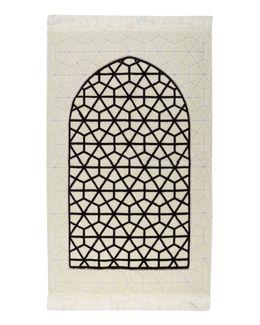 Manasek Tranquil Acrylic Prayer Mat with Bag (Coffee)