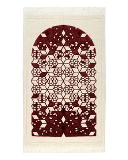 Manasek Composure Acrylic Prayer Mat with Bag (Maroon)