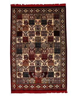 Manasek Rendezvous Velvet & Spigel Prayer Mat - 002 Safa (Maroon)