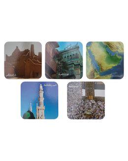 من معدن الإنسان قاعدة أكواب مجموعة مناظر