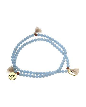 من معدن الإنسان سبحة بـ99 خرزة من مجموعة إني قريب تركواز وقلادة - AL165707