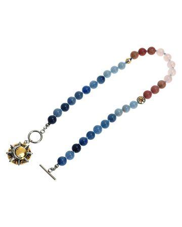 من معدن الإنسان سبحة (يُولج) - 8 ملم - 33 خرزة