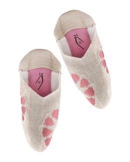 Mishkat Algamar Handmade Babouche Slippers for Women (Mauve) - 35 EU