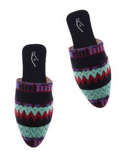 Mishkat Thelal Babouche Slippers for Women (Multicolored) - 36/37 EU