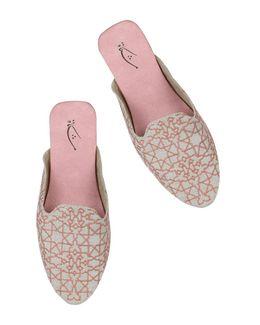 Mishkat Rehana Handmade Babouche Slippers for Women (Mauve) - 35 EU