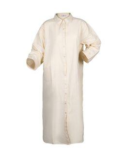 Mishkat Cotton Linen Jalabiya Dress - S