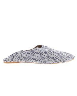 Mishkat Diamond Babouche Slippers (Blue) - 38-39 EU