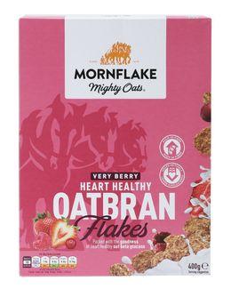 Morn Flake Mighty Oats Very Berry Heart Healthy Oatbran Flakes 400g