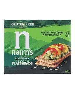 Nairn'S Gf Flatbreads Rosemary & Sea Salt 150g