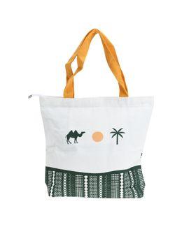 Shababuna x Hnak Camel Canvas Tote Bag TA0001-2