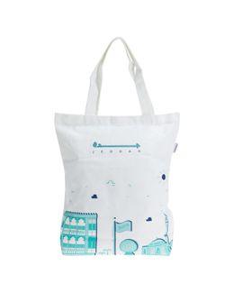 Shababuna x Hnak Our Kingdom Jeddah Canvas Tote Bag TA0004-4