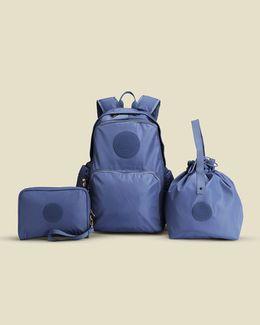 عابر سبيل مجموعة هدايا رحلة المغامرات - 3 حقائب - أزرق