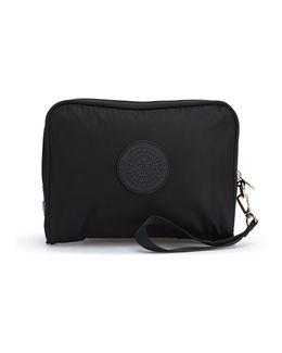 شبابنا x عابر سبيل حقيبة باوتش - أسود - مقاس واحد