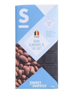 Sweet Switch Belgian Dark Chocolate, Almonds & Salt 100 Gm